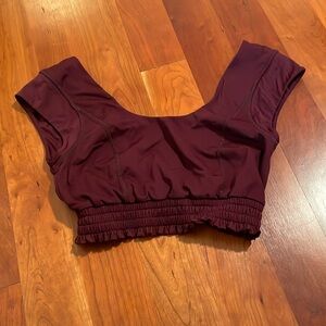 Free people cropped workout top